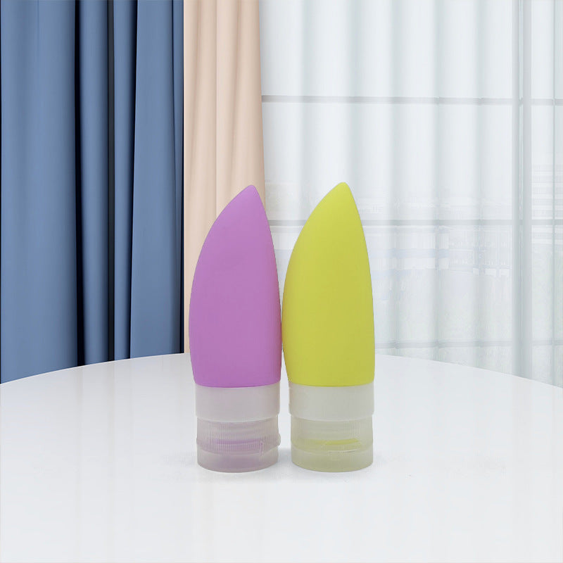 Press-Type Silicone Travel Refillable Bottle Set for Skincare Products, Lotion, Shower Gel, Cute Animal Shape