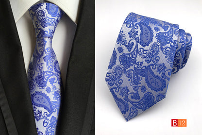 Manufacturers wholesale tie polyester jacquard tie men's casual formal wear professional business tie in stock supply
