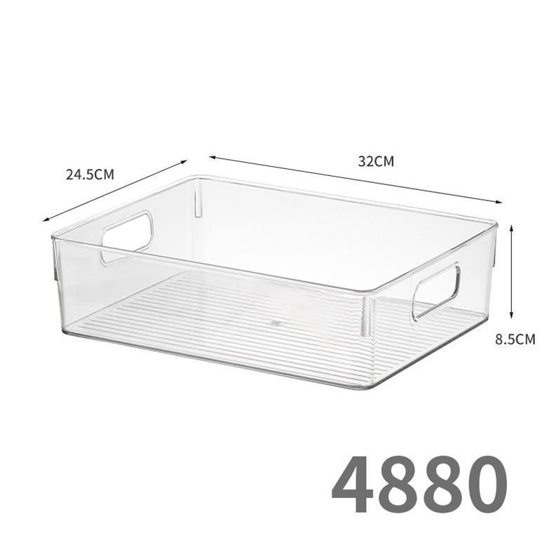Food-Grade Storage Box, Acrylic Refrigerator Storage, Desktop Book Storage Box, Student Dormitory Sundries, Facial Mask Organization