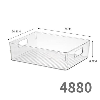 Food-Grade Storage Box, Acrylic Refrigerator Storage, Desktop Book Storage Box, Student Dormitory Sundries, Facial Mask Organization