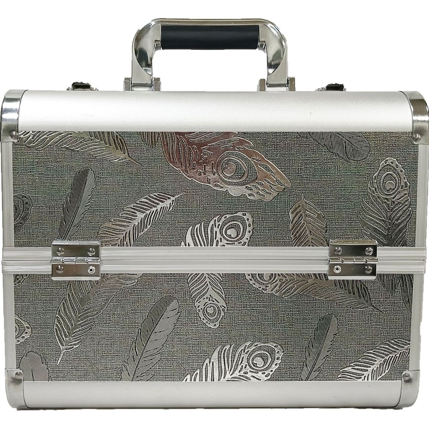 Manufacturer's Ready-Made Wholesale and Retail Professional Makeup Box, Beauty and Manicure Box, Double-Layer Large-Capacity Portable Makeup Box