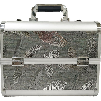Manufacturer's Ready-Made Wholesale and Retail Professional Makeup Box, Beauty and Manicure Box, Double-Layer Large-Capacity Portable Makeup Box