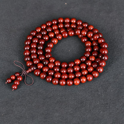 Zambian Blood Sandalwood Buddhist Bead Bracelet, Old Material, Small-Leaf Rosewood, High-Density Golden Star, Wholesale Prayer Bead Wooden Bracelet, Cultural and Artistic Crafts Manufacturer