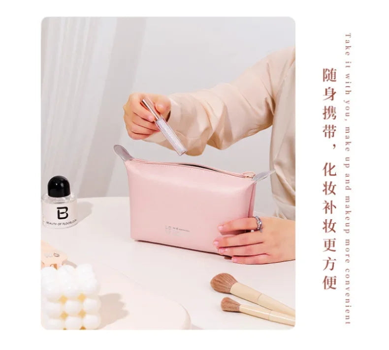 Beilian Fashion Cosmetic Bag Ins Style Pu Cosmetic Cosmetics Bag Travel Waterproof Satchel Toiletry Bag Wholesale Satchel