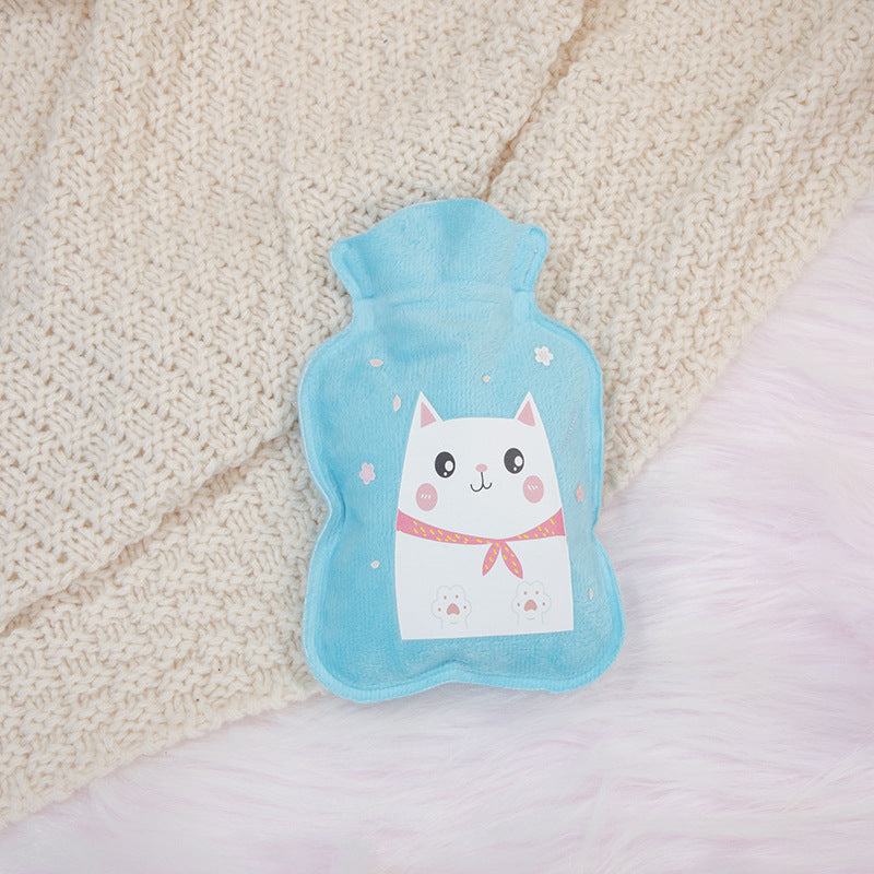 Hot Water Bag Water Filling Cute Mini Large Hand Warmer Hot Compress Warm Water Bag for Belly small size Water Filling for Students