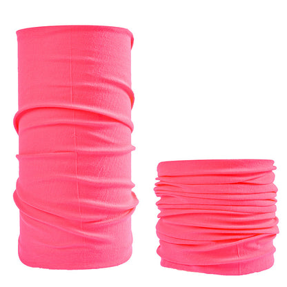 Solid Color Outdoor Turban Riding Flying Scarf Varied Magic Turban Men's and Women's Sunscreen Windproof Scarf Headgear Neck Sleeve Hair Band