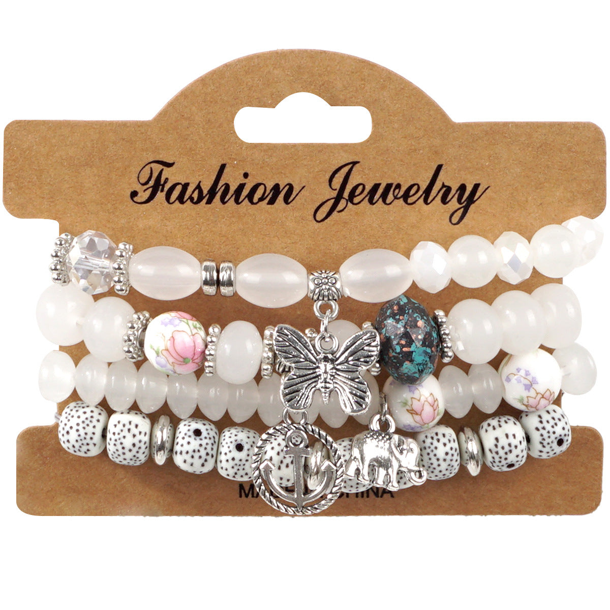 European and American Cross-Border Hot-Selling New Bohemian Bracelets Creative Tassel Multi-Layer Beaded Bracelets Fashion Jewelry
