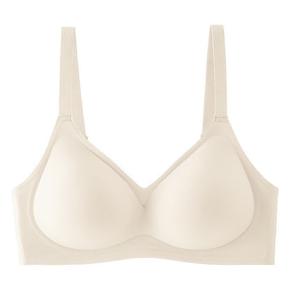 Hand-held fixed cup extended large seamless underwear women's small breast gathered accessory breast anti-sagging soft support bra
