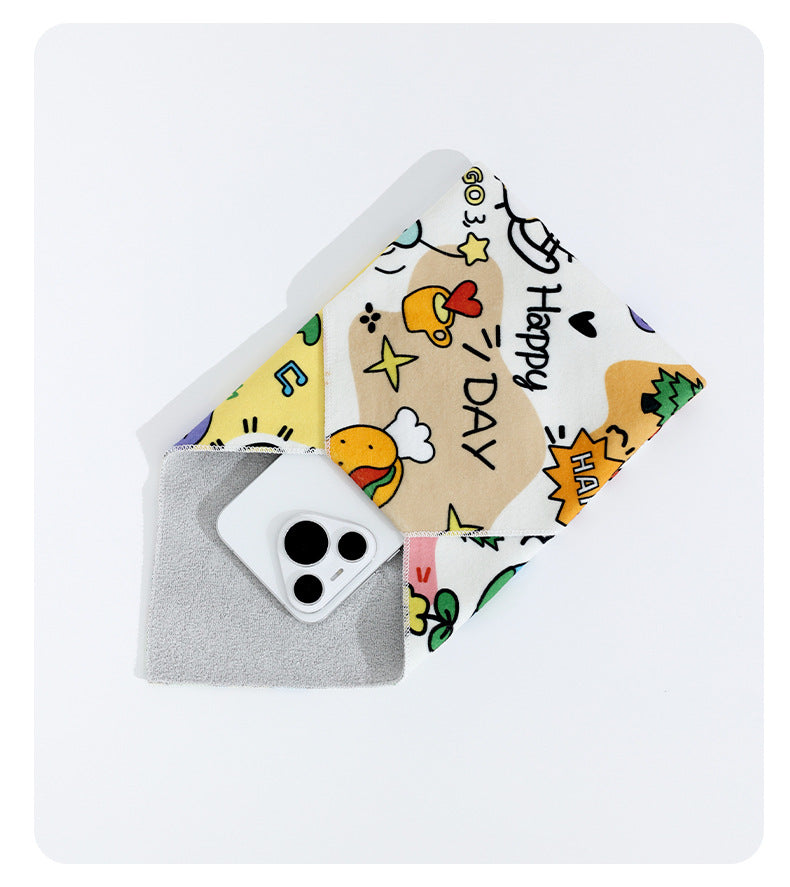 Magic Cloth Cosmetic Bag Explosive 100-patch Storage Bag Camera Sleeve Bag Micro Single iPad SLR Protective Cover
