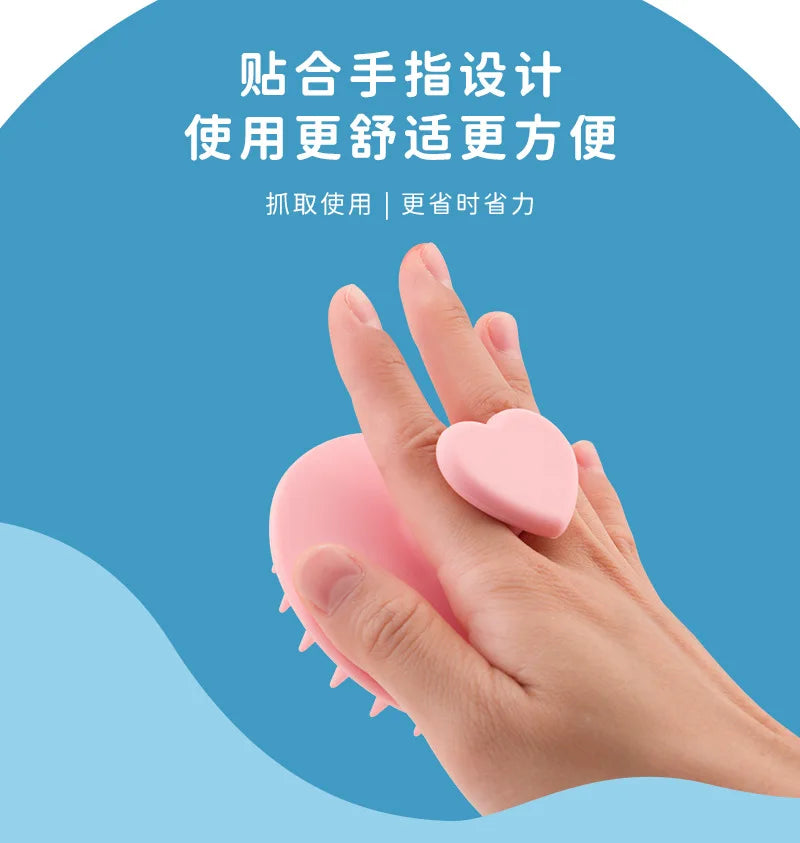 New Cat Dog Combing Massage Brush Pet Shop Universal Bath Artifact Large Silicone Cleaning