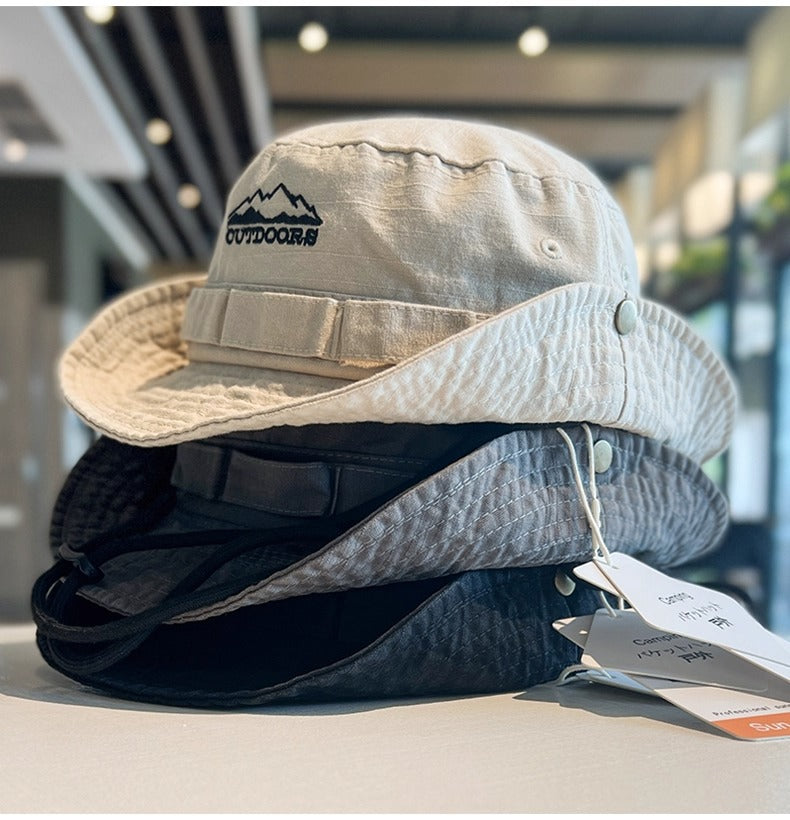 Camping and Hiking Hats for Men and Women with Small Head Circumference, Sun Hats for Summer, Face-Covering Sun Hats, Western Cowboy Hats with Large Brim