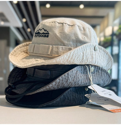 Camping and Hiking Hats for Men and Women with Small Head Circumference, Sun Hats for Summer, Face-Covering Sun Hats, Western Cowboy Hats with Large Brim