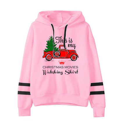 Foreign Trade Cross-border Christmas This Is My Christmas Truck Printed Parallel Bars Sweatshirt Women's Jacket
