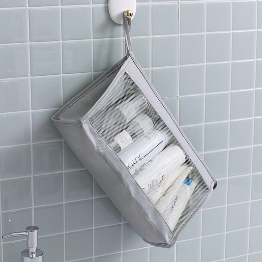 British Simple Toiletry Bag Waterproof and Convenient Hand-held Cosmetic Bag for Business Travel Carry-on Skin Care Products Storage Cosmetic Bag