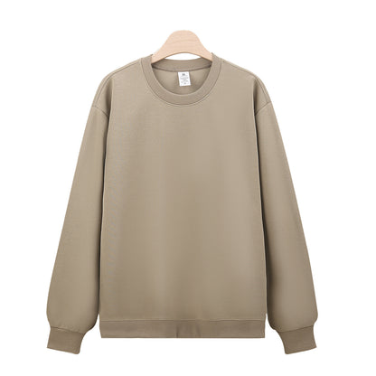 Cross-Border Heavy Sweatshirt with Logo Printed on It, Group Annual Meeting Cultural Shirt, Advertising Shirt Design, Velvet Round Neck Sweatshirt, Work Clothes
