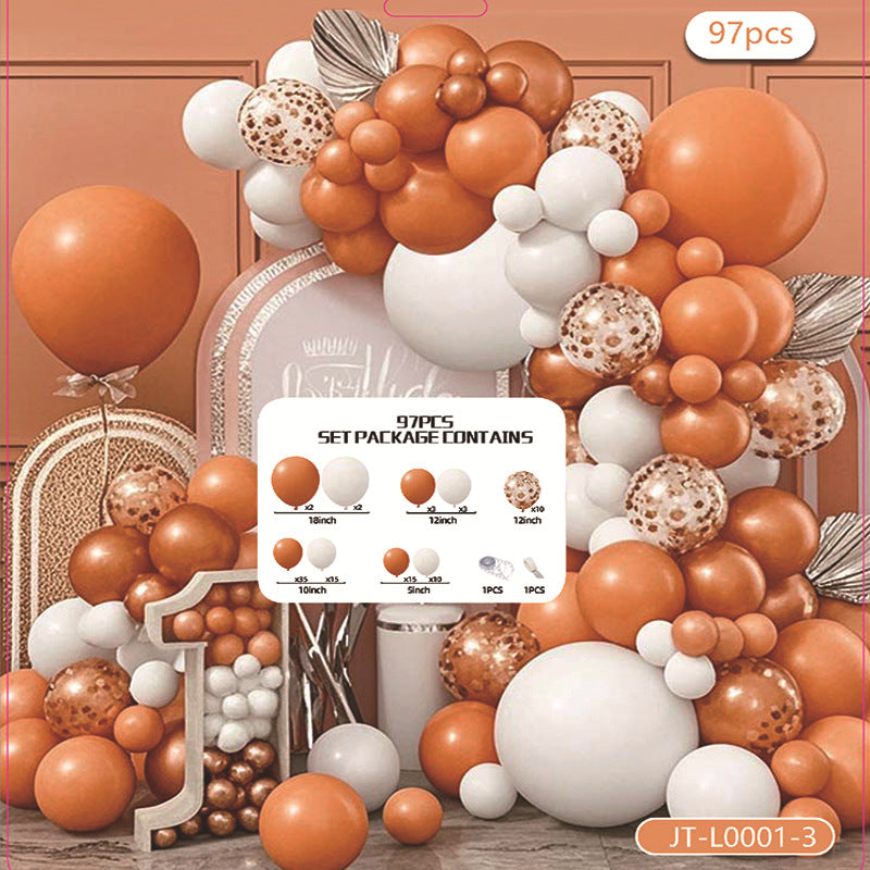 Balloon Chain Arch Set Scene Layout High-End Atmosphere Opening Birthday Party Decorations Anniversary Package