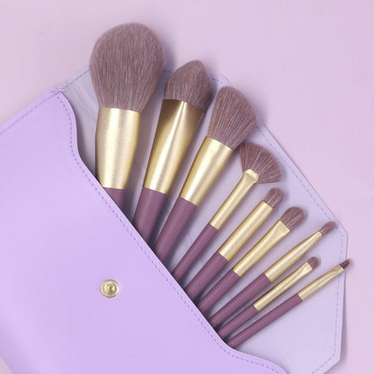 Cangzhou Little Purple Potato Makeup Brush Set Loose Powder Brush Eyeshadow Brush Foundation Brush Portable Beauty Brush Makeup Tools