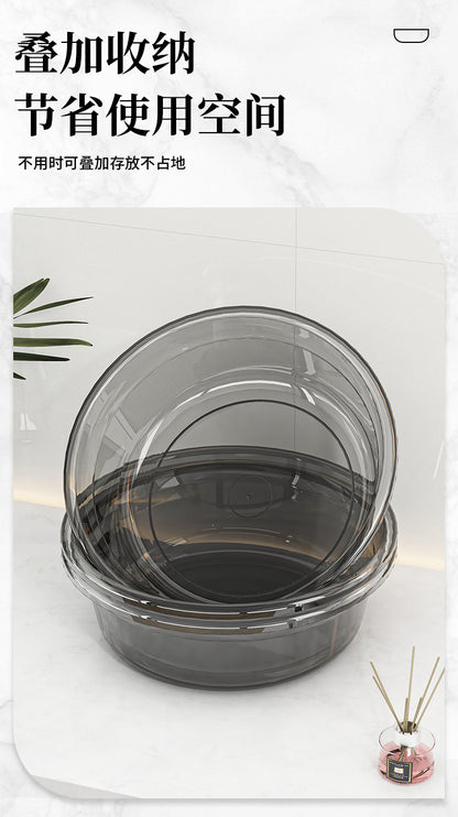 Washbasin Thickened Plastic Household Large-size Laundry Basin Student Dormitory Foot Basin Baby Small Basin