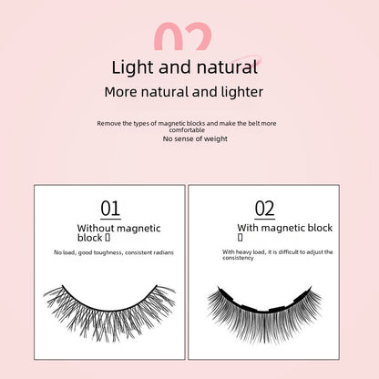 Magic Beauty Glue-free Self-adhesive False Eyelashes Studio Supernatural Simulation False Eyelashes Quick Sticker Double Glue Eyelashes