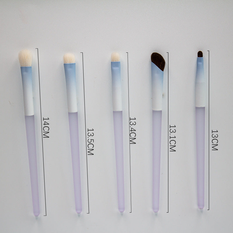 Chen Yuanyuan 10-Piece Makeup Brush Set, Blush Brush, Loose Powder Brush, Eye Shadow Brush, Nose Shadow Brush, Complete Set for Setting Makeup and Contouring