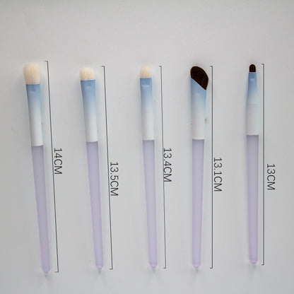 Chen Yuanyuan 10-Piece Makeup Brush Set, Blush Brush, Loose Powder Brush, Eye Shadow Brush, Nose Shadow Brush, Complete Set for Setting Makeup and Contouring