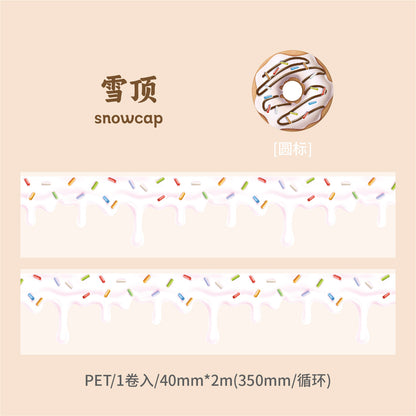Carefully Selected Coffee Town Retro Series Die-Cut Scenery Washi Tape Creative DIY Background Stickers Journal Pet Tape