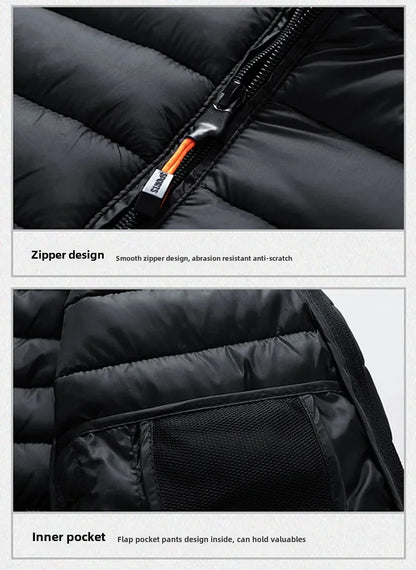 Cross-Border Exclusive Supply for Amazon: Men's 2026 Winter Jacket, Slim Fit, Lightweight Cotton Coat, Thin Multi-Color Quilted Cotton Clothing