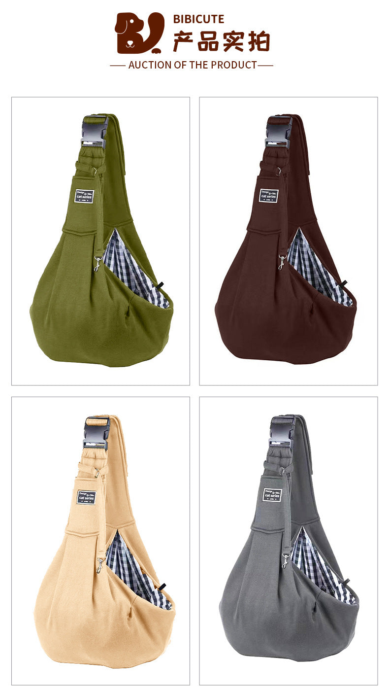 New Amazon Folding Dog Backpack Breathable Pet Outgoing Bag Pet Bag Shoulder Crossbody Cat Bag Wholesale