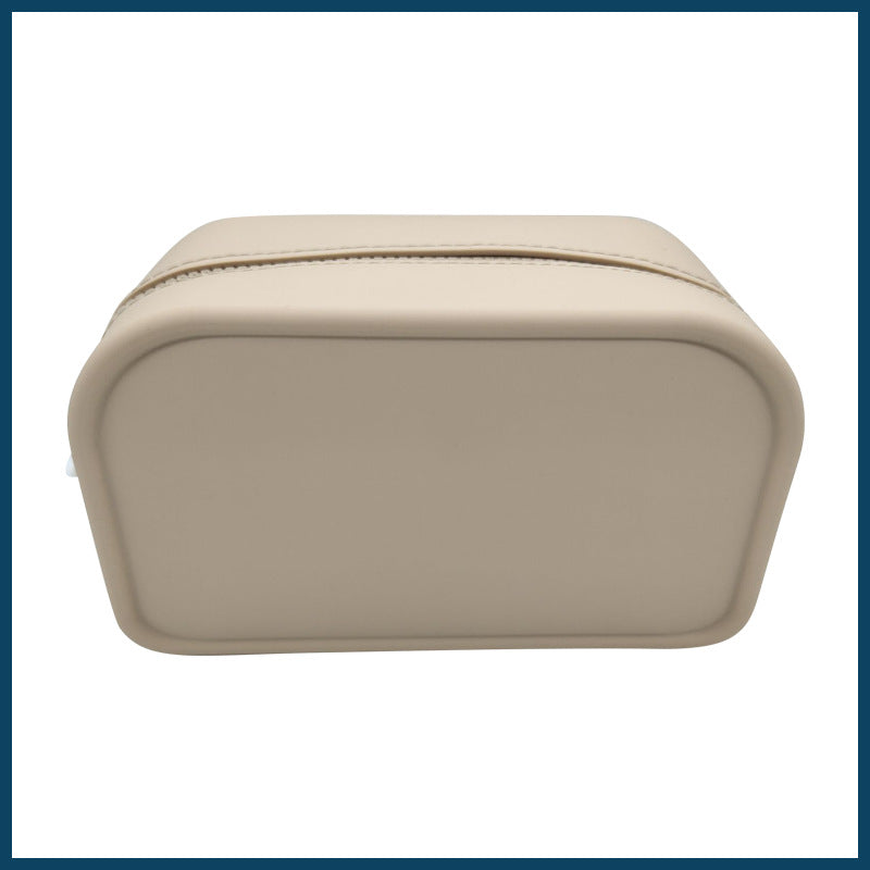 Factory Processing Travel Cosmetic Brush Bag Storage Wash Bag Logo Data Cable Travel Large Capacity Silicone Storage Bag