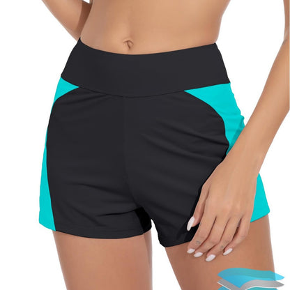 Summer Bag Hip Slim-fit Elastic Yoga Fitness Sports Beach Swimming Flat Angle Menstrual Pants with Briefs
