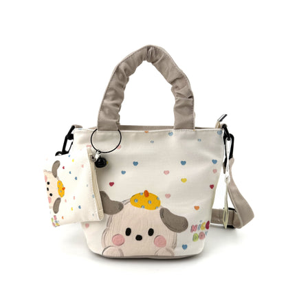 New Girls Handbag Storage Bag Cute Lunch Box Bag Handbag Mother Bag Korean Cartoon Bag Hand Bag