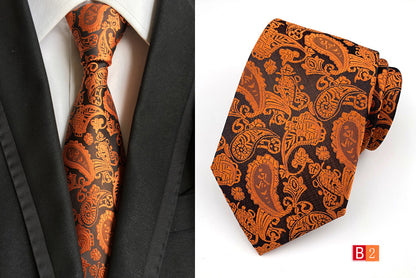 Manufacturers wholesale tie polyester jacquard tie men's casual formal wear professional business tie in stock supply