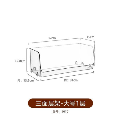 Mug Storage Box Desktop Double-Layer Cup Rack Water Cup Coffee Shelf Cup Tea Cup Storage Rack Transparent Acrylic