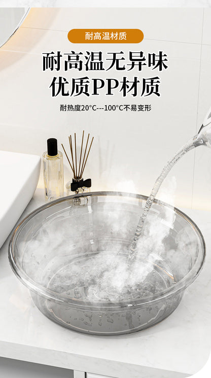 Washbasin Thickened Plastic Household Large-size Laundry Basin Student Dormitory Foot Basin Baby Small Basin
