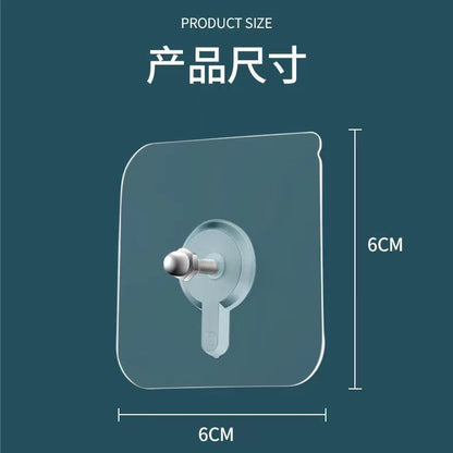 Popular Foreign Trade Traceless Adhesive Hooks, No-Drill Hooks for Hanging Picture Frames, Tiles, Wall Nails, Wall-Mounted Adhesive Hooks, No-Nail Screws