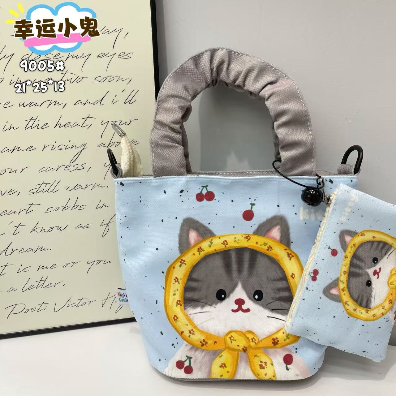 New Girls Handbag Storage Bag Cute Lunch Box Bag Handbag Mother Bag Korean Cartoon Bag Hand Bag