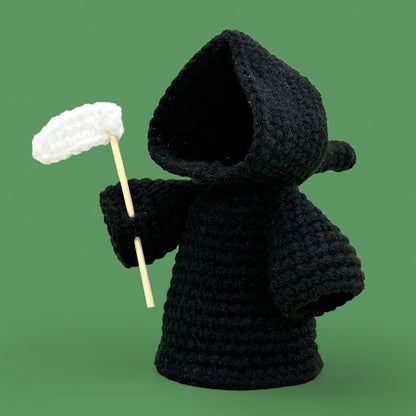 Cross-Border Amazon Handmade Knitted Doll Halloween Gift Ghost Little Devil Grim Reaper Emotional Plush Toy Wholesale