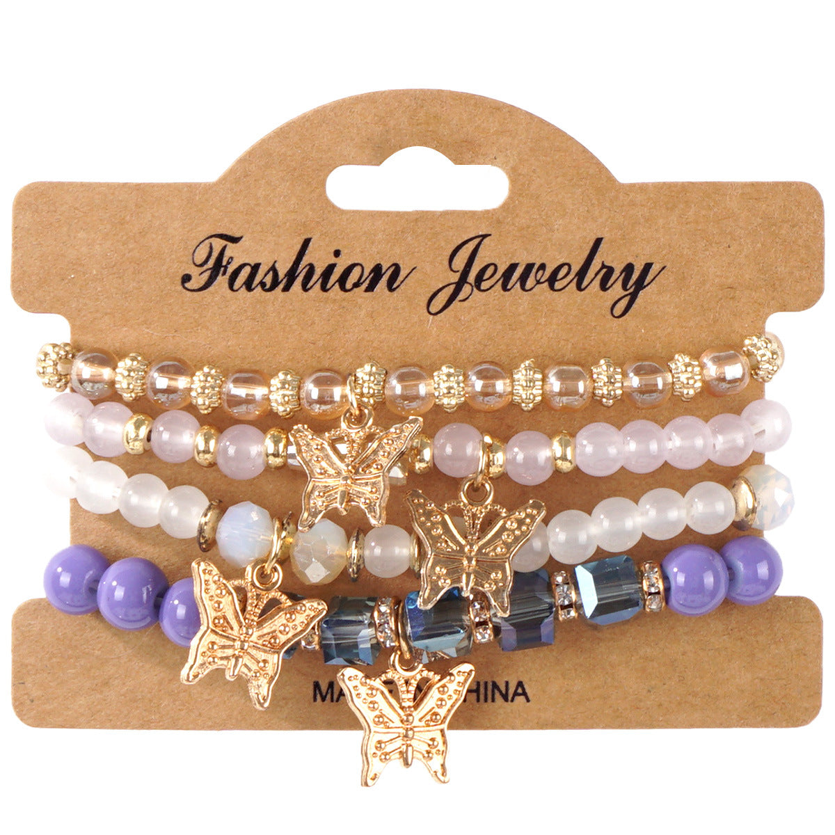 European and American Cross-Border Hot-Selling New Bohemian Bracelets Creative Tassel Multi-Layer Beaded Bracelets Fashion Jewelry