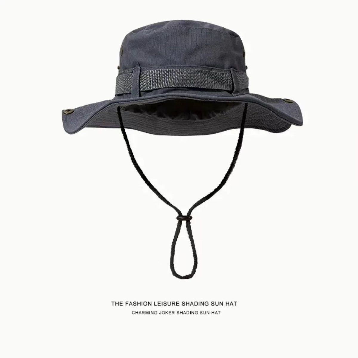 All-Match Western Denim Hat Men's and Women's Outdoor Mountaineering Summer Sun Hat Fishing Sunscreen Fisherman Hat Camping Breathable