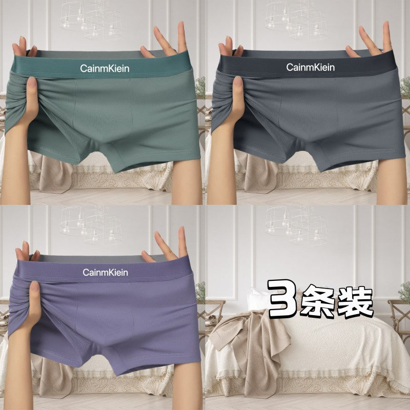 1-3 wholesale generation men's underwear light luxury comfortable breathable boxers breathable boxers cotton youth pants