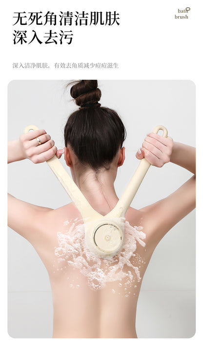Cross-Border Electric Bath Brush Rotating Multi-Functional Bath Brush Waterproof Lazy Bath Brush Back Rub Bath Instrument Home