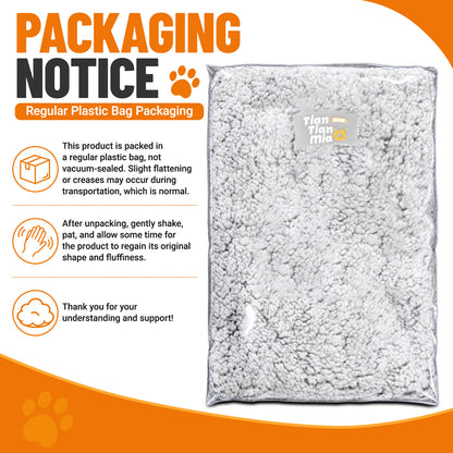 Super soft self-warming cat and dog bed, warm dog crate sleeping pad, washable non-slip pet nest mat