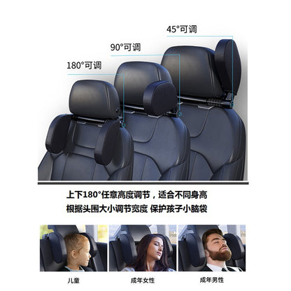 New Universal Car Cartoon Pillow Neck Pillow Breathable Car Seat Headrest Pillow Car Interior Supplies