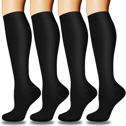 Cross-border calf compression socks sports stockings Amazon compression socks European and American pressure calf socks riding thin leg socks