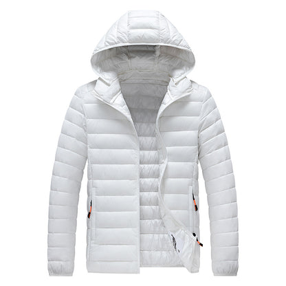 Cross-Border Exclusive Supply for Amazon: Men's 2026 Winter Jacket, Slim Fit, Lightweight Cotton Coat, Thin Multi-Color Quilted Cotton Clothing