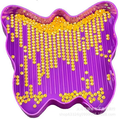 DIY new diamond painting tools suit purple drill pen mastic drill disc multi-functional open disc tool