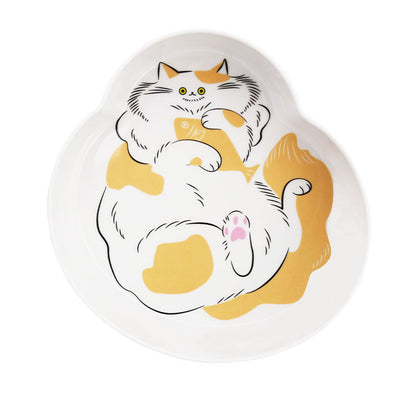 Cross-border cute cute neck protection pet bowl drinking bowl food bowl cat eating bowl is not easy to knock over cat bowl cat food bowl