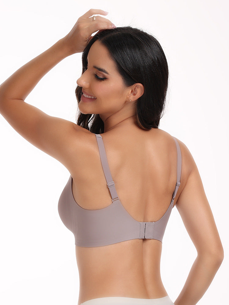 Cross-Border Bra Foreign Trade Women's Popular Seamless Wireless Comfortable Full-Cup Bra Amazon Hot Sale in Stock