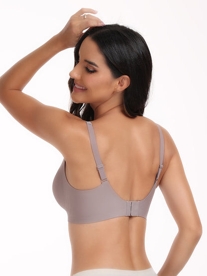 Cross-Border Bra Foreign Trade Women's Popular Seamless Wireless Comfortable Full-Cup Bra Amazon Hot Sale in Stock