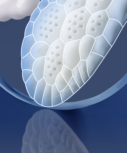 Super Soft Insoles That Feel Like Stepping on Shit, so You Won’T Get Tired after Standing for a Long Time, Thickeneded Massage for Men and Women, 4D Cloud Arch Support, Sports Shock Absorption and Sweat Absorption